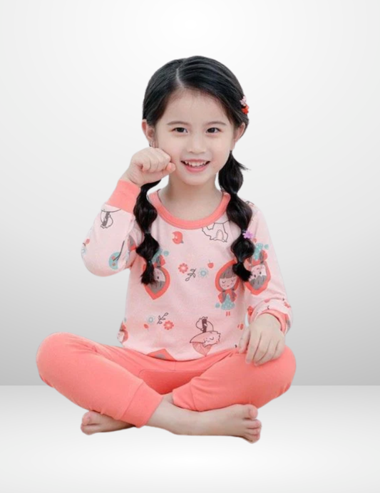 Pink Doll Printed Kids Kids Wear