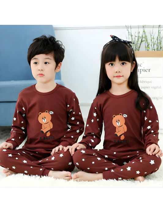 Brown Star Bear Kids wear