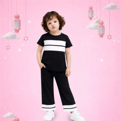 Trendy Kids Black Co-ord Set