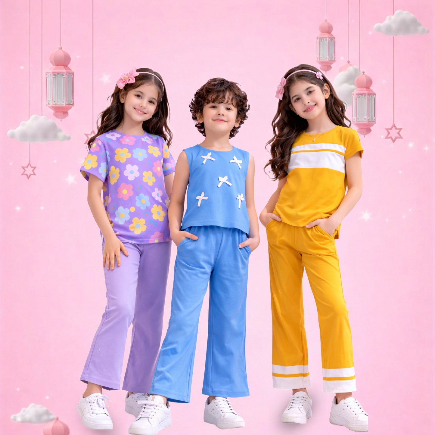 Trendy Girls Summer Outfit Set