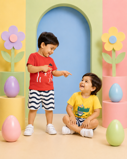 Toddler Super Stuff Cotton Outfit Set (Pack of 2)