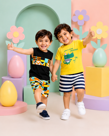 Toddler Cartoon Outfit Set