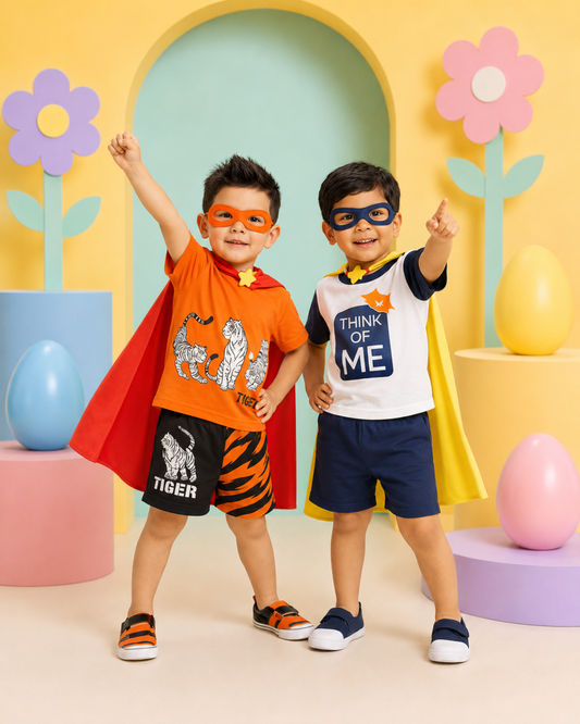 Toddler Boys Superhero Outfit Set (Pack of 2)