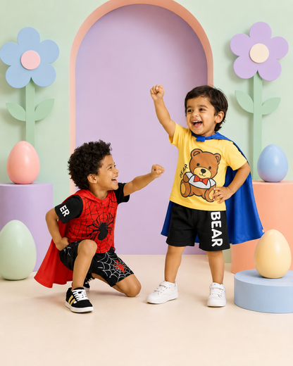 Kids Cotton T-Shirt & Shorts