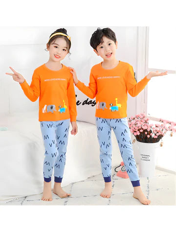 Orange More Love More Happy Kids wear