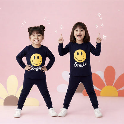 Smiley Face Kids Pajama Set