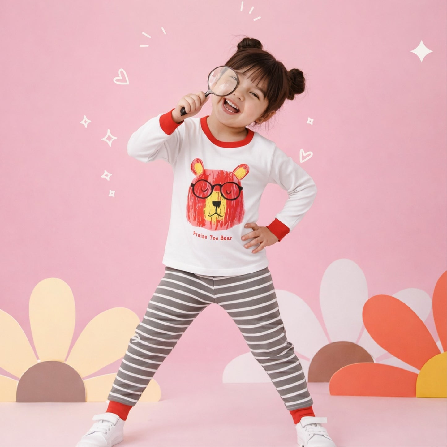 Praise Too Bear Kids Pajama Set