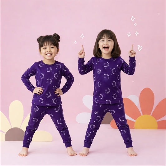 Moon & Stars Kids Pajama Set