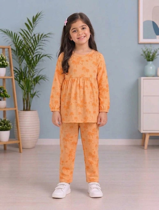 Peach Palm Co-Ord Set