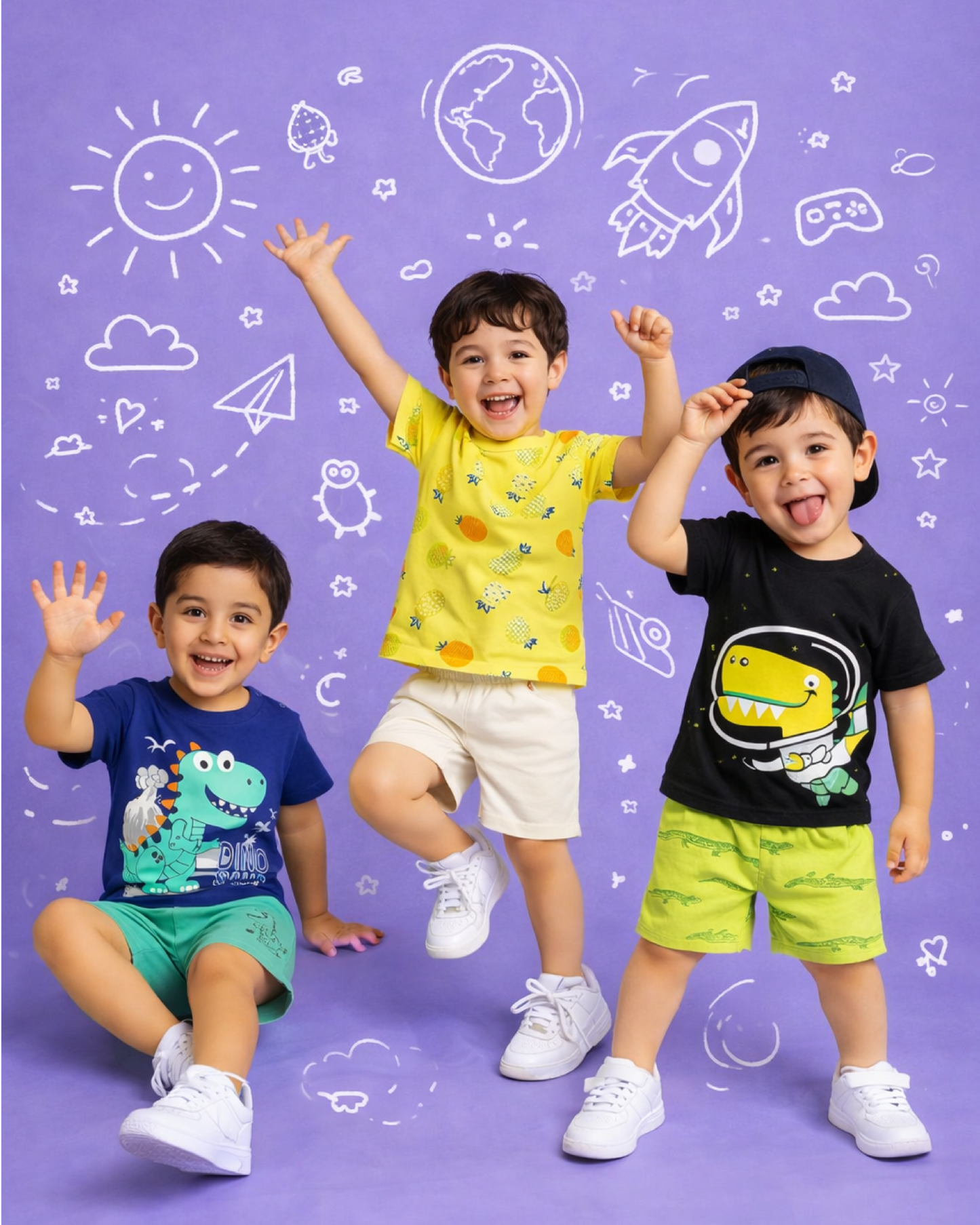 Boys Summer T-Shirt & Shorts Set