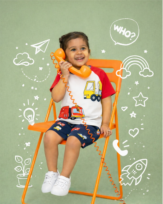 Toddler Boys Cotton T-Shirt & Shorts Set