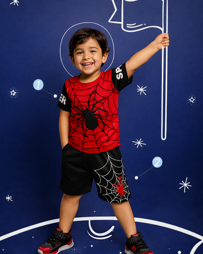 Toddler Superhero T-Shirt & Shorts Set