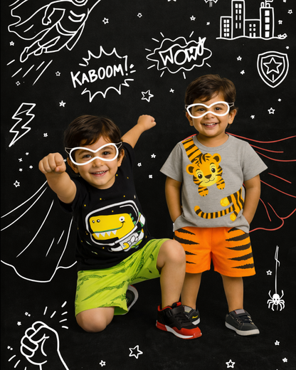 Toddler Boys Cotton T-Shirt & Shorts Set